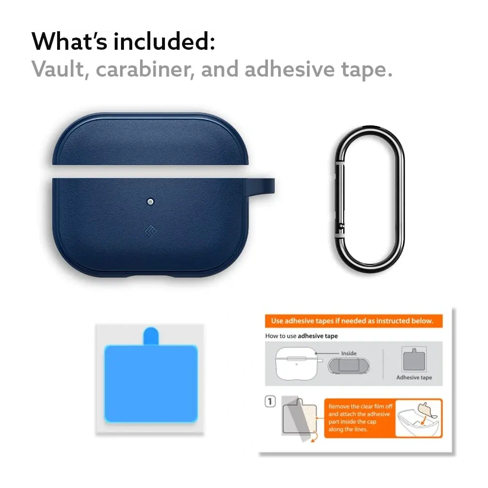 Hurtownia GSM - Etui Caseology Vault Apple Airpods Pro 1 / 2 Navy Blue - SPN16347 - {ean13} - Hurt