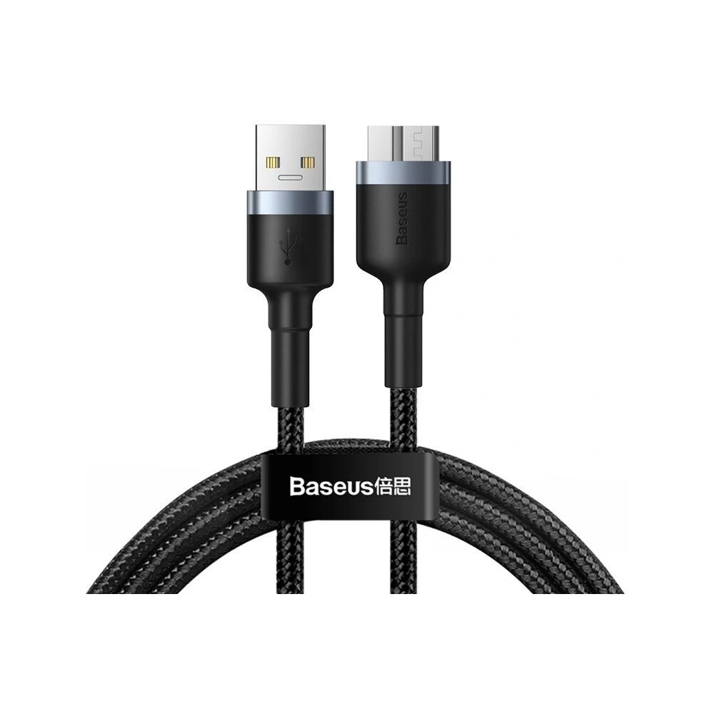 Hurtownia GSM - Kabel USB 3.0 do micro USB 3.0 Baseus Cafule, 2A, 1m (czarno-szary) - BSU975BLKGRY - {ean13} - Hurt