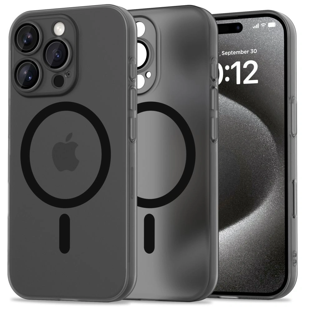 Etui Tech-Protect Magslim MagSafe Apple iPhone 16 Pro Matná/Černá - iPhone 16 Pro - Tech-Protect