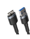 Hurtownia GSM - Kabel USB 3.0 do micro USB 3.0 Baseus Cafule, 2A, 1m (czarno-szary) - BSU975BLKGRY - {ean13} - Hurt