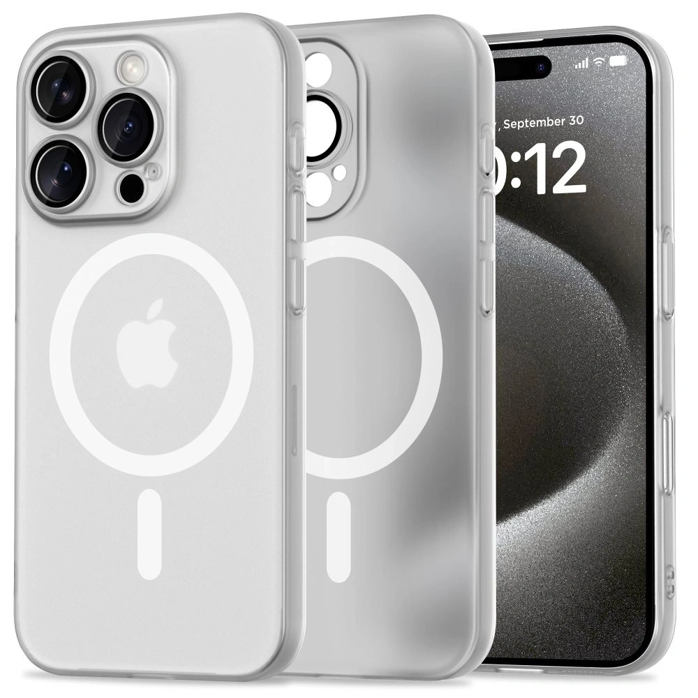 Tech-Protect Magslim MagSafe Apple iPhone 16 Pro Mate/Alb - iPhone 16 Pro - Tech-Protect