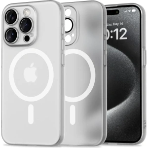 Hurtownia GSM - Etui Tech-Protect Magslim MagSafe Apple iPhone 15 Pro Matte/White - THP3116 - {ean13} - Hurt