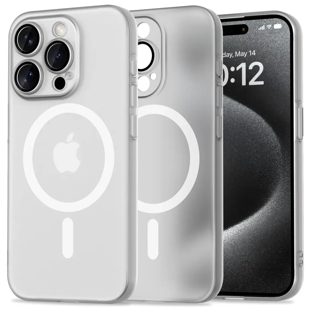 Hurtownia GSM - Etui Tech-Protect Magslim MagSafe Apple iPhone 15 Pro Matte/White - THP3116 - {ean13} - Hurt