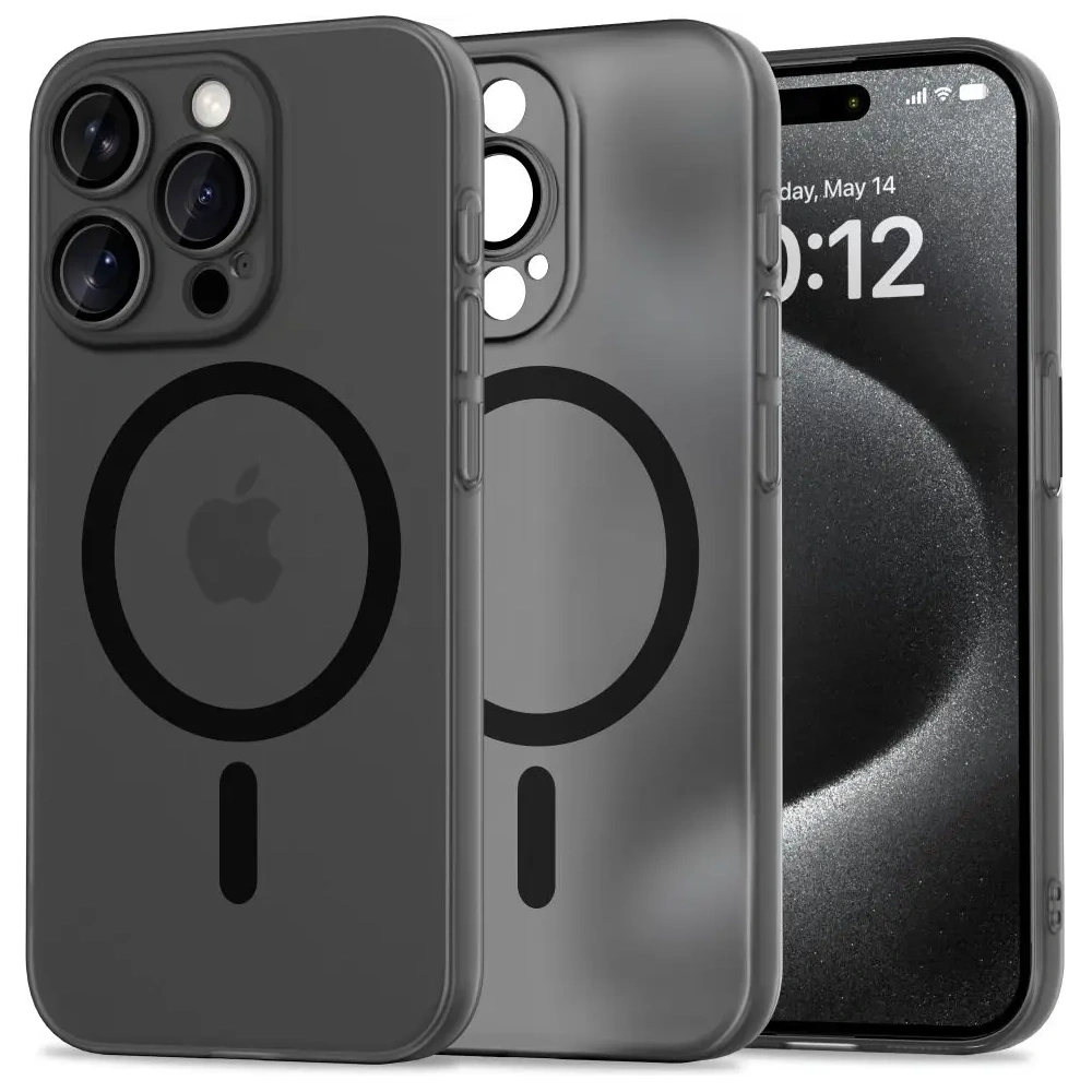 Wholesale Tech-Protect Magslim MagSafe Apple iPhone 15 Pro Matte/Black - THP3118 - {ean13} - Hurt