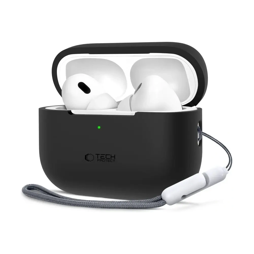 Hurtownia GSM - Tech-Protect Silikonové Apple Airpods Pro 1 / 2 Černé - THP3124 - {ean13} - Hurt
