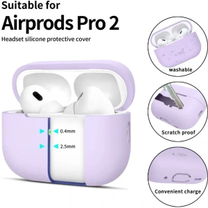 Hurtownia GSM - Tech-Protect Silikonové Apple Airpods Pro 1 / 2 Levandule - THP3125 - {ean13} - Hurt