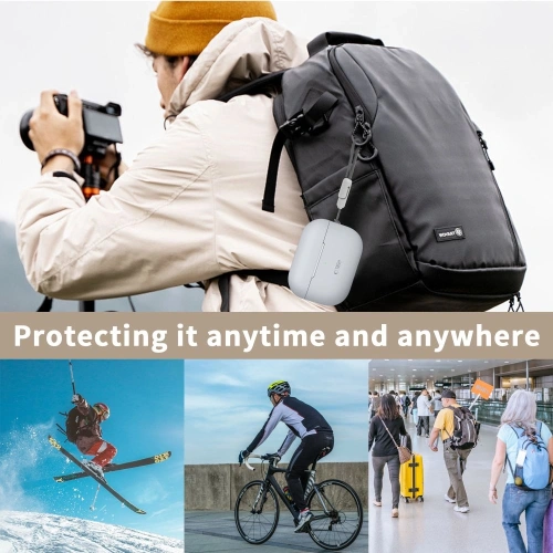 Etui Tech-Protect Silicone Apple Airpods Pro 1 / 2 Lavender - AirPods Pro (2. generacji) - Tech-Protect