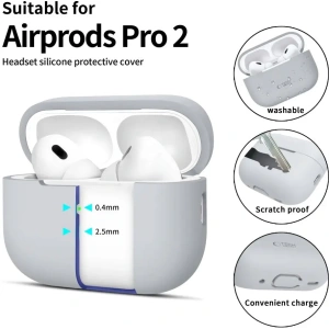 Hurtownia GSM - Tech-Protect Silicon pentru Apple Airpods Pro 1 / 2 Gri Creion - THP3126 - {ean13} - Hurt