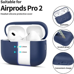 Hurtownia GSM - Tech-Protect Silikonové Apple Airpods Pro 1 / 2 námořnická modř - THP3127 - {ean13} - Hurt