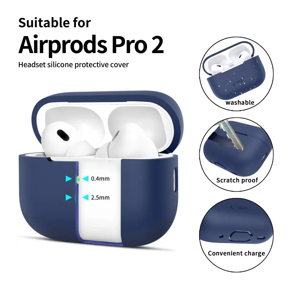 Hurtownia GSM - Tech-Protect Silikonové Apple Airpods Pro 1 / 2 námořnická modř - THP3127 - {ean13} - Hurt