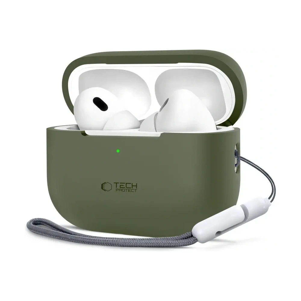 Hurtownia GSM - Tech-Protect Silicon pentru Apple Airpods Pro 1 / 2 Verde Olive - THP3128 - {ean13} - Hurt