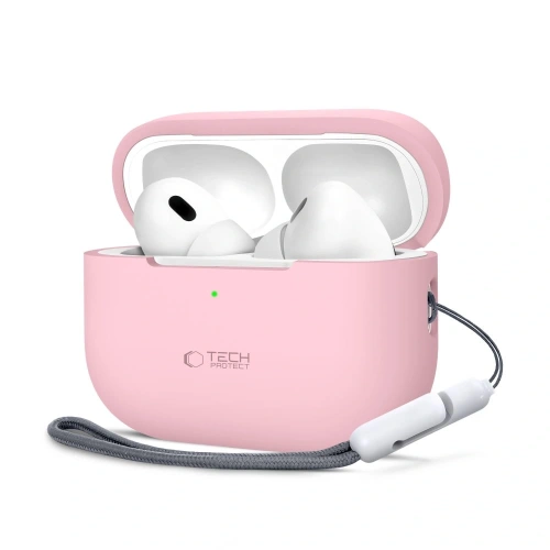 Etui Tech-Protect Silicone Apple Airpods Pro 1 / 2 Dusty Pink - AirPods Pro (2. generacji) - Tech-Protect
