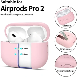 Hurtownia GSM - Tech-Protect Silikonové Apple Airpods Pro 1 / 2 Prašná Růžová - THP3129 - {ean13} - Hurt