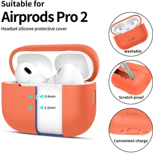 Hurtownia GSM - Tech-Protect silikonové Apple Airpods Pro 1 / 2 neonově oranžové - THP3130 - {ean13} - Hurt