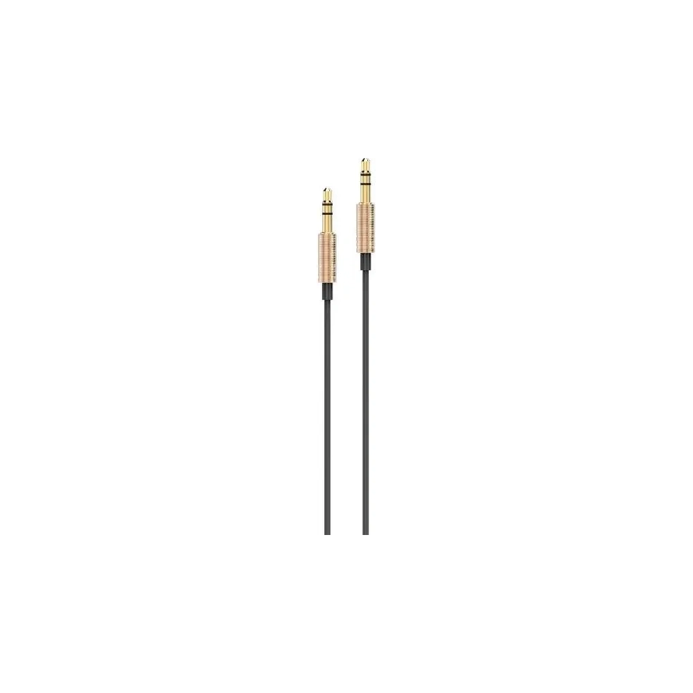 Wholesale AWEI AUX-001 jack 3.5 / jack 3.5 cable 1m gold - AWEI218 - {ean13} - Hurt
