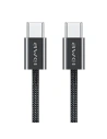 AWEI CL-219T USB-C / USB-C kabel 60W 1m kompatibilní s iPhone 15 černý