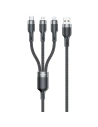 Hurtownia GSM - AWEI CL-975 cablu USB-C / Lightning / microUSB 3in1 1.2m negru - AWEI221 - {ean13} - Hurt