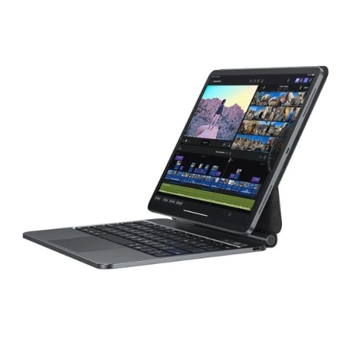 Etui z klawiaturą USAMS Miaoke Series Apple iPad Pro 12.9 2018/2020/2021/2022 (3., 4., 5. i 6. gen) czarny - iPad Pro 12.9" 2022 (6. generacji) - Usams