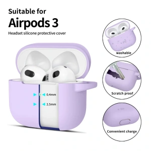 Hurtownia GSM - Tech-Protect Silikonový háček pro Apple Airpods 3 Levandule - THP3133 - {ean13} - Hurt