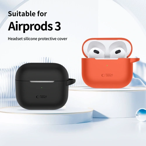 Etui Tech-Protect Silicone Hook Apple Airpods 3 Navy Blue - AirPods (3. generacji) - Tech-Protect