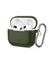Tech-Protect Szilikon Akasztó Apple Airpods 3 Olíva Zöld