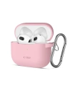 Tech-Protect Cârlig din silicon pentru Apple Airpods 3 Roz prăfuit - AirPods (generația a 3-a) - Tech-Protect