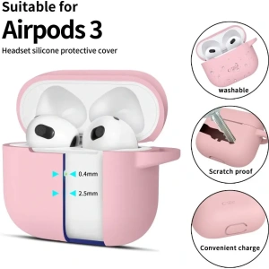 Hurtownia GSM - Tech-Protect Silikonový háček Apple Airpods 3 Prašná růžová - THP3137 - {ean13} - Hurt