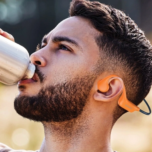 Bezprzewodowe słuchawki z przewodnictwem kostnym AWEI A899BL czarne - Pozostałe słuchawki - Awei