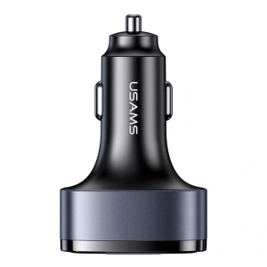 Hurtownia GSM - Încărcător auto USAMS C42 USB-A, 2xUSB-C 100W Încărcare rapidă, negru - USA1183 - {ean13} - Hurt