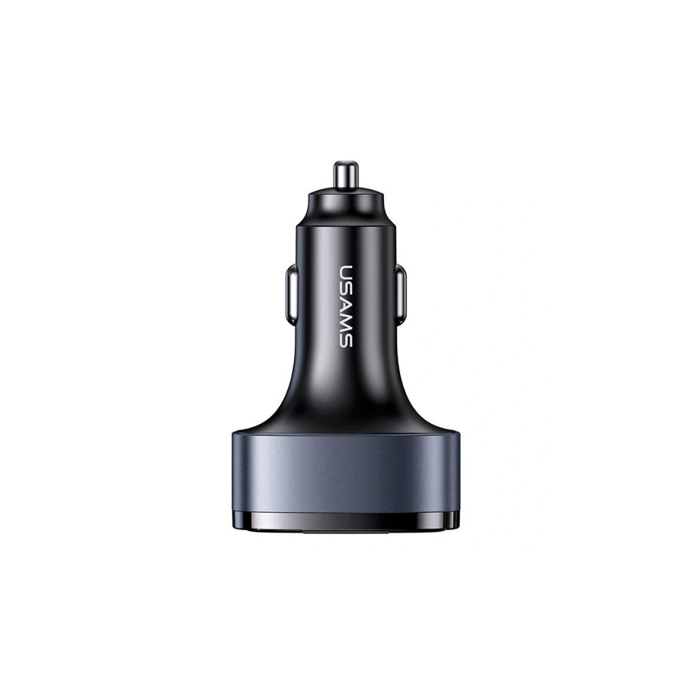 Hurtownia GSM - Încărcător auto USAMS C42 USB-A, 2xUSB-C 100W Încărcare rapidă, negru - USA1183 - {ean13} - Hurt