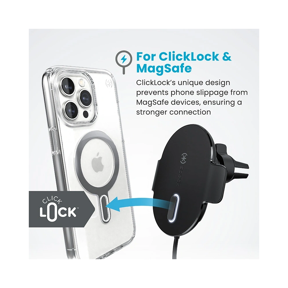 Hurtownia GSM - Speck Suport de încărcare Vent Mount + ClickLock MagSafe 15W (negru) - SPK688 - {ean13} - Hurt