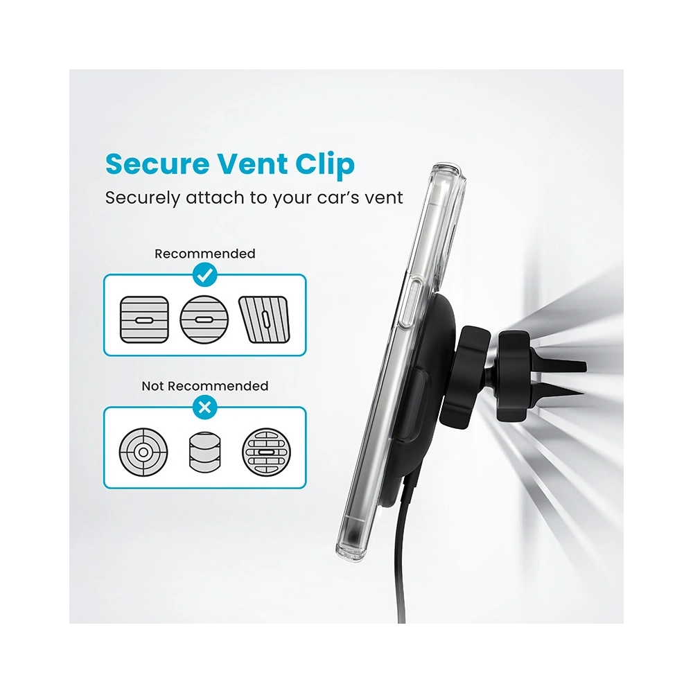Wholesale Speck Charging Vent Mount + ClickLock MagSafe 15W (black) - SPK688 - {ean13} - Hurt