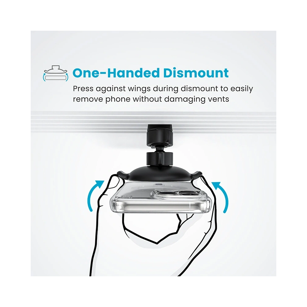 Hurtownia GSM - Uchwyt samochodowy do kratki Speck Charging Vent Mount + ClickLock MagSafe 15W (czarny) - SPK688 - {ean13} - Hurt