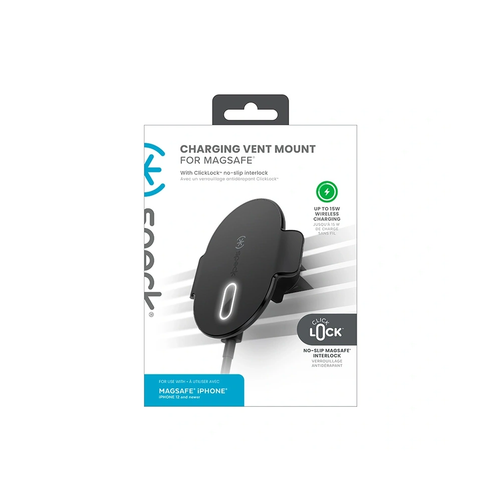 Hurtownia GSM - Speck Töltő Vent Mount + ClickLock MagSafe 15W (fekete) - SPK688 - {ean13} - Hurt