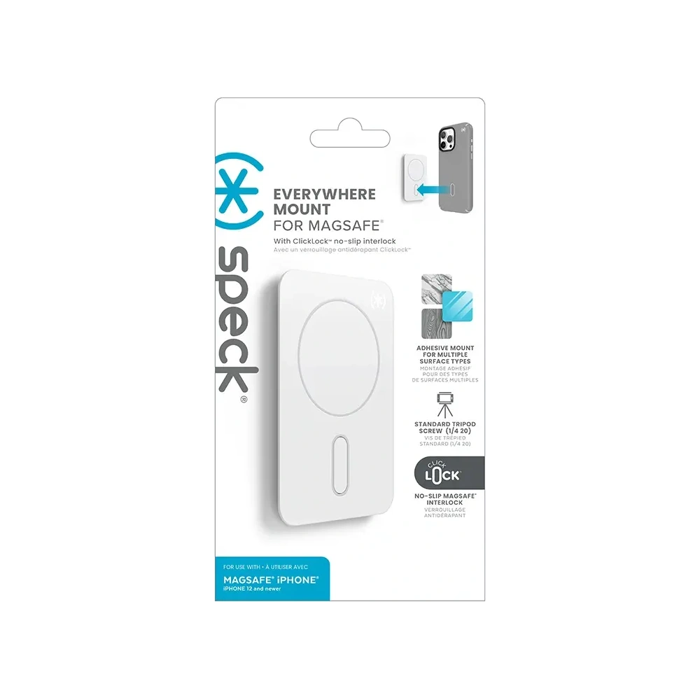 Hurtownia GSM - Speck Kdekoli Mount + ClickLock MagSafe magnetický držák (bílý) - SPK689 - {ean13} - Hurt