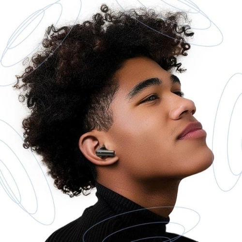 Bezprzewodowe słuchawki dokanałowe USAMS IF27 Bluetooth 5.3 czarne - Słuchawki dokanałowe - Usams