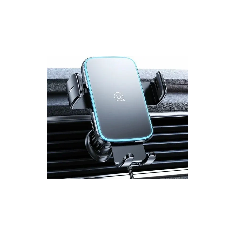Wholesale USAMS car grille mount with 15W wireless charger black - USA1189 - {ean13} - Hurt