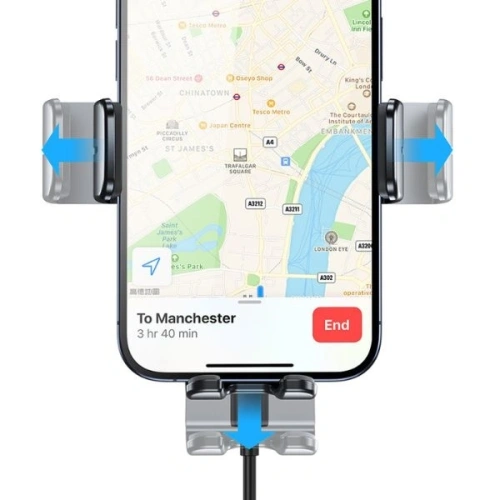 Uchwyt samochodowy do kratki nawiewu USAMS z ładowarką bezprzewodową 15W czarny - do kratki nawiewu - Usams