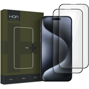Hurtownia GSM - Hofi Glass Pro+ Apple iPhone 16 Pro Černá [2 BALENÍ] - HOFI531 - {ean13} - Hurt