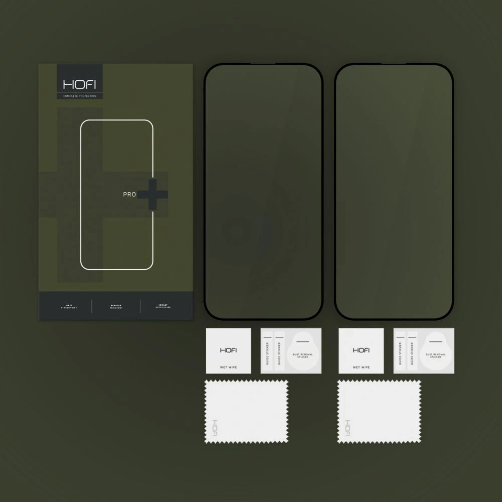 Hurtownia GSM - Szkło hartowane Hofi Glass Pro+ Apple iPhone 16 Pro Max Black [2 PACK] - HOFI532 - {ean13} - Hurt