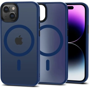 Etui Tech-Protect Magmat MagSafe Apple iPhone 15 Plus Matte Blue - iPhone 15 Plus - Tech-Protect