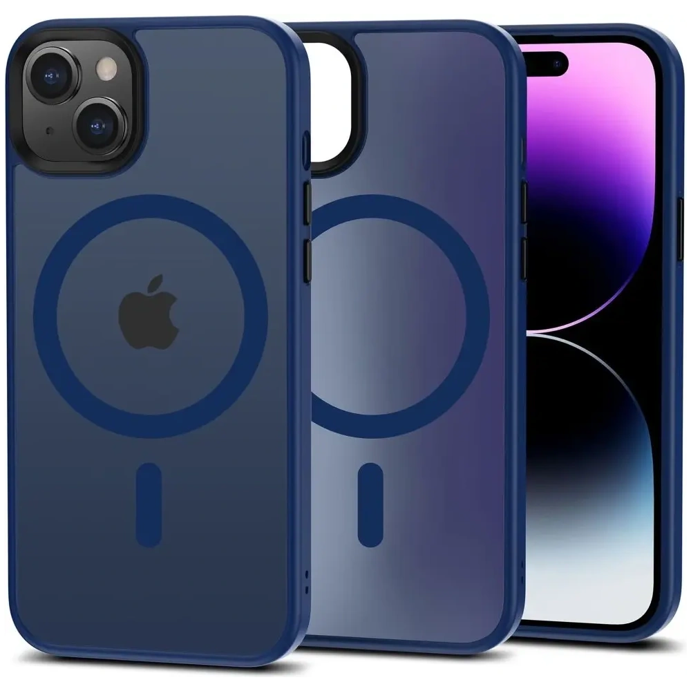 Wholesale Tech-Protect Magmat MagSafe Apple iPhone 15 Plus Matte Blue - THP3139 - {ean13} - Hurt