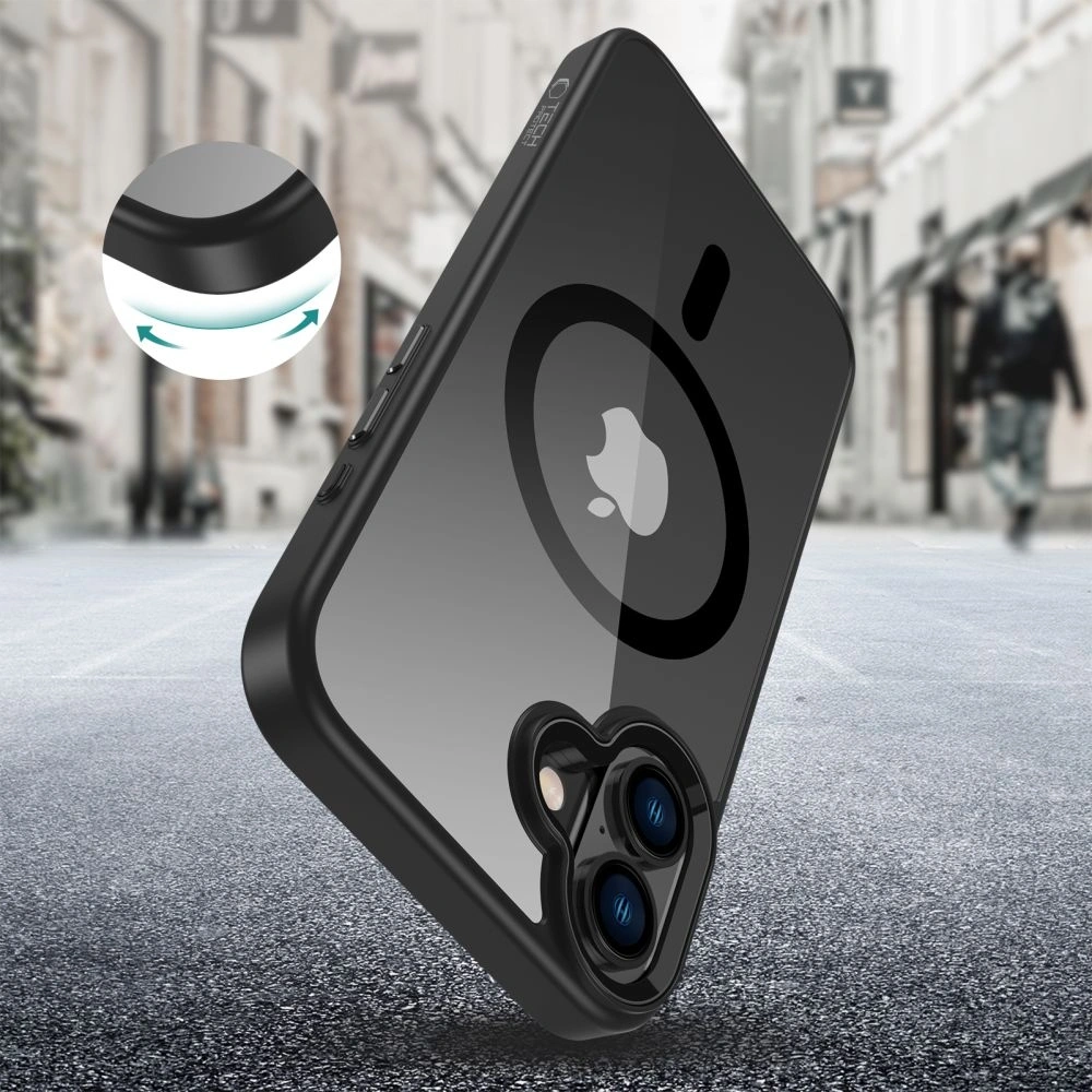 Hurtownia GSM - Tech-Protect Magmat MagSafe Apple iPhone 16 Plus Fekete/Átlátszó - THP3140 - {ean13} - Hurt