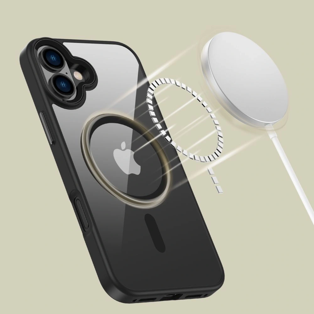 Hurtownia GSM - Tech-Protect Magmat MagSafe Apple iPhone 16 Plus Negru/Transparent - THP3140 - {ean13} - Hurt