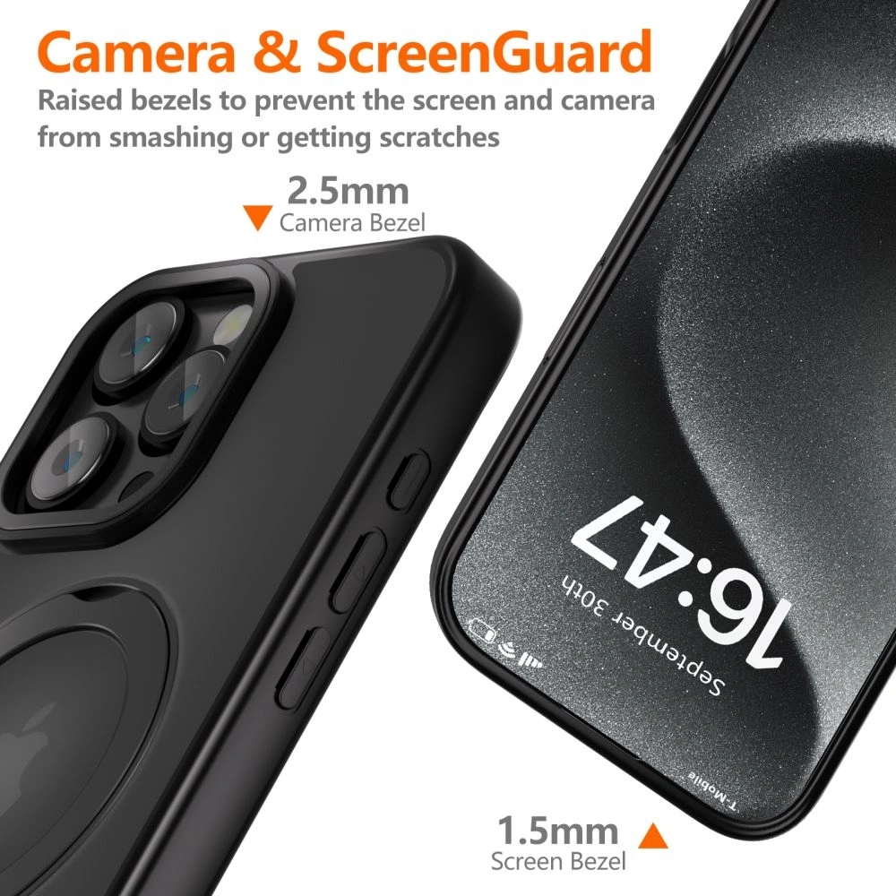 Hurtownia GSM - Tech-Protect Magring MagSafe Apple iPhone 16 Pro Max Matná černá - THP3141 - {ean13} - Hurt