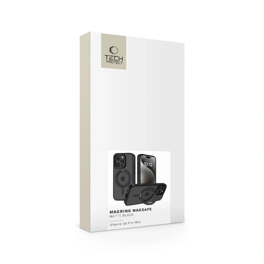 Hurtownia GSM - Tech-Protect Magring MagSafe Apple iPhone 16 Pro Max Matt Schwarz - THP3141 - {ean13} - Hurt