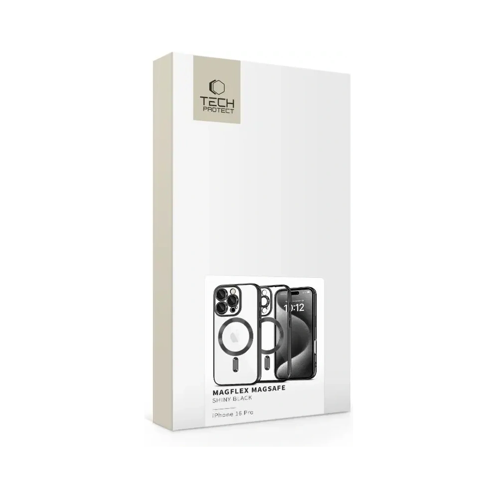 Hurtownia GSM - Tech-Protect MagFlex MagSafe Apple iPhone 16 Pro Lesklá Černá - THP3143 - {ean13} - Hurt