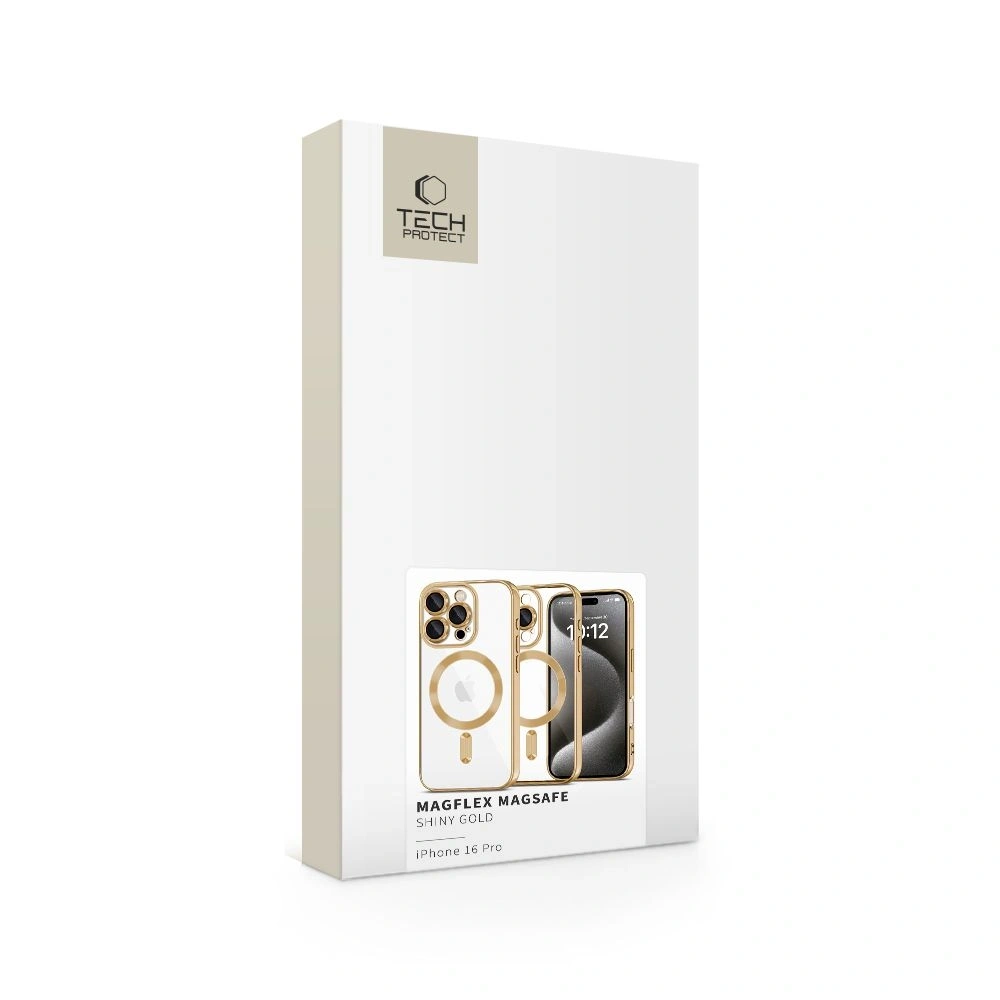 Tech-Protect MagFlex MagSafe Apple iPhone 16 Pro Glänzendes Gold - iPhone 16 Pro - Tech-Protect