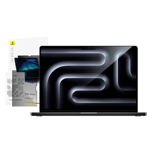 Szkło hartowane Baseus Magic Drawing dla MacBook Pro 16" (2021/2023) + zestaw czyszczący (przeźroczysty) - !ZAIMPORTOWANE - Baseus
