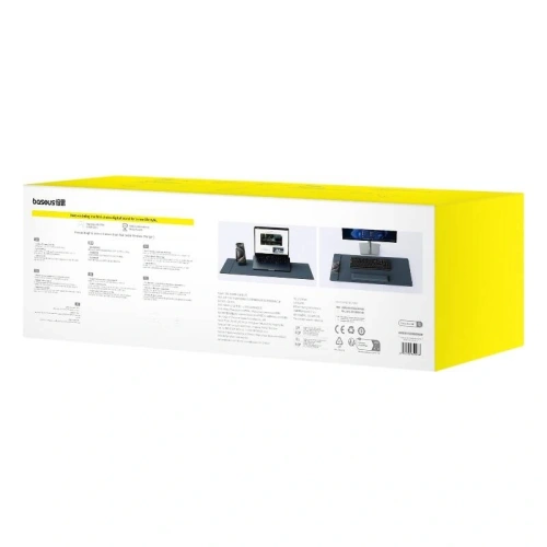 Mata na biurko Baseus MagPro II z ładowarką indukcyjną (czarna) - Podkładki pod mysz - Baseus